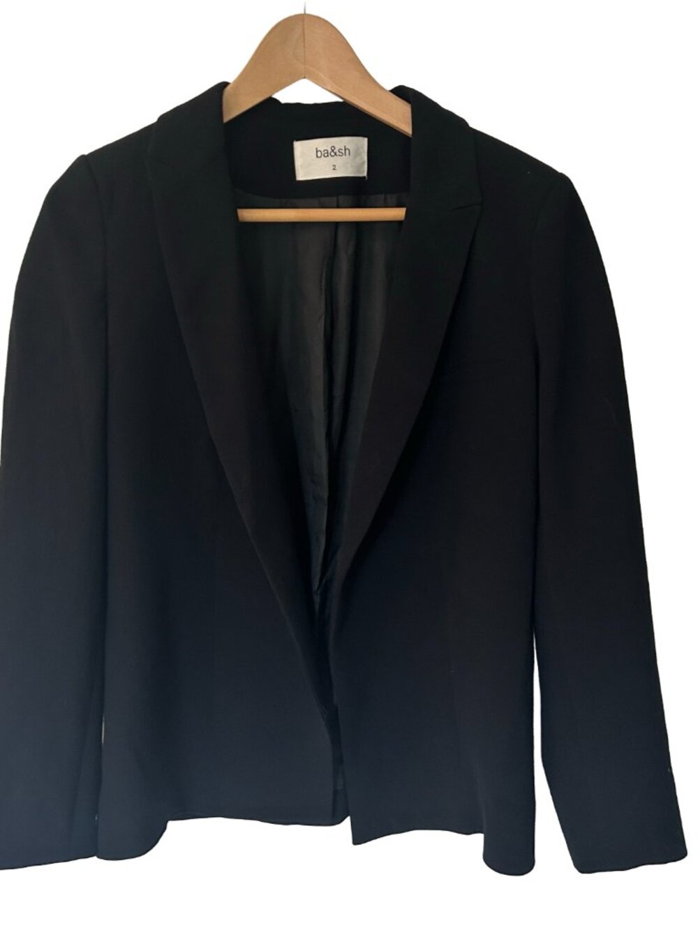 Ba&sh Black Blazer – Size 2 – Polyester